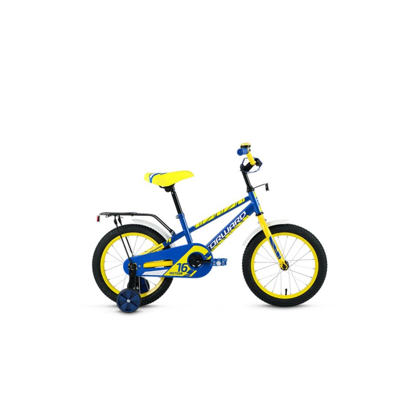 Велосипед 16 FORWARD METEOR (желтый/синий)
