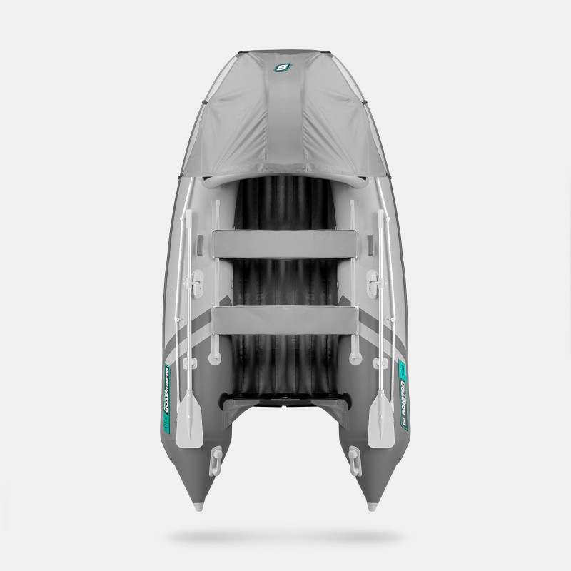Надувная лодка ПВХ Gladiator E330PRO, НДНД, светло-серый/темно-серый