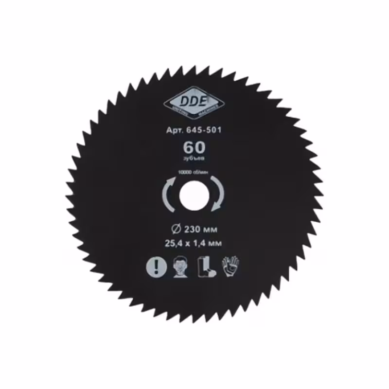 Нож триммерный DDE Wood Cut 645-501, 230х25,4 мм