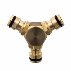 Штуцер для шланга Quattro Elementi, БРС папа - тройник