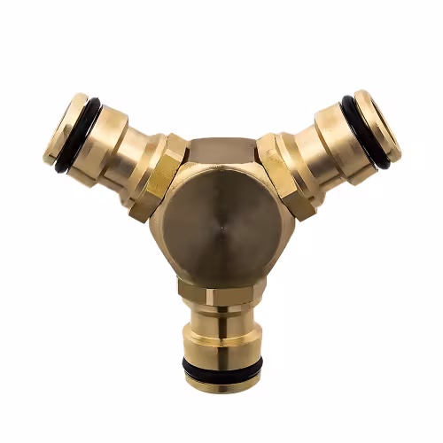 Штуцер для шланга Quattro Elementi, БРС папа - тройник