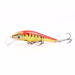 Воблер плавающий Jesse Saddle Flash JE11 F7, 110 мм, 13 г, цвет F7