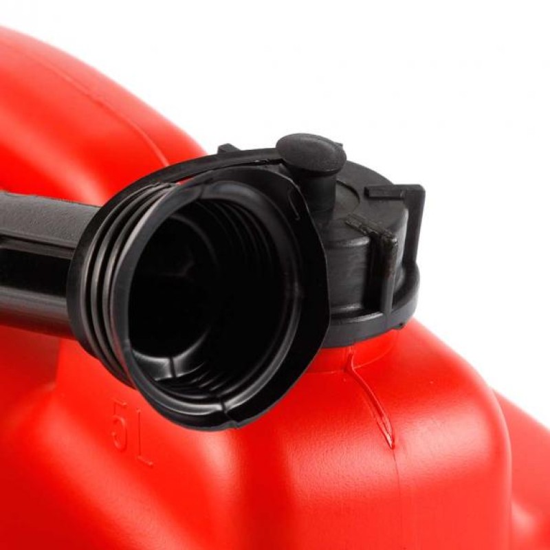 Канистра пластиковая для топлива Мамонт M-788, красный, 5 л