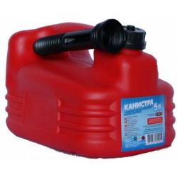Канистра пластиковая для топлива Мамонт M-788, красный, 5 л