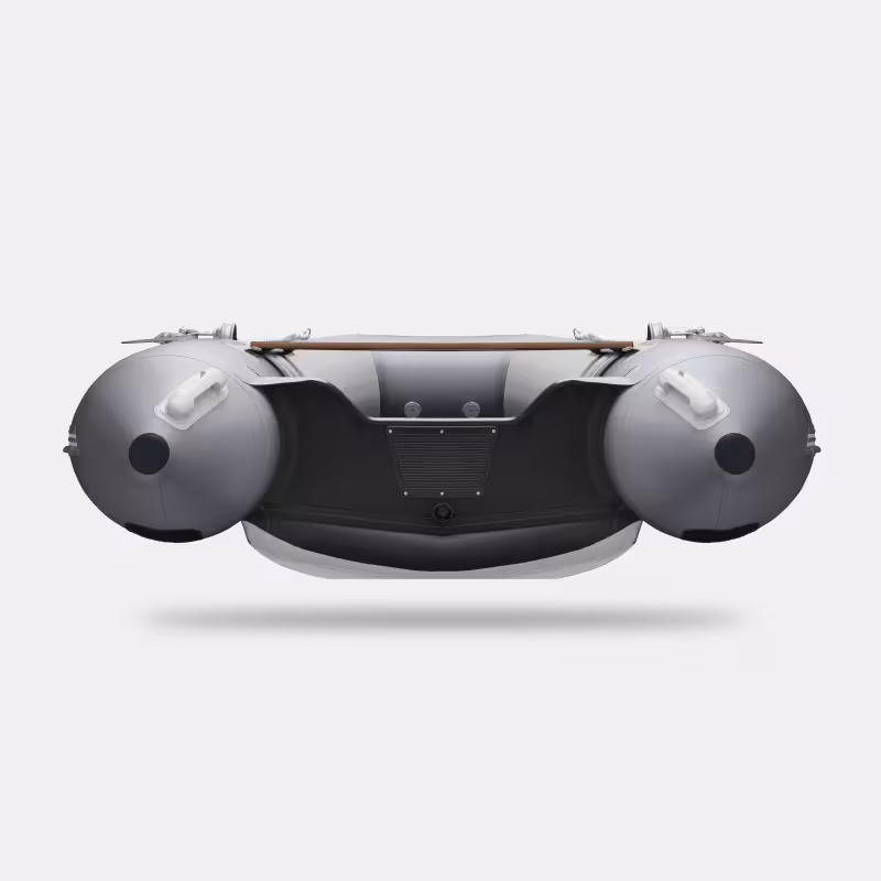 Надувная лодка ПВХ Gladiator E350PRO, НДНД, светло-серый/темно-серый