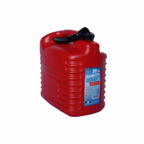 Канистра пластиковая для топлива Мамонт M-786, красный, 20 л 