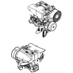 Двигатель РМЗ-550 на снегоход Тайга С405005503Ч, 2-х карбюраторный