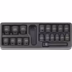 Набор торцевых ударных головок Licota ACK-384022, 19 предметов