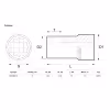 Головка торцевая Jonnesway S04HD4711, 12-гранная, 11 мм, 1/2"
