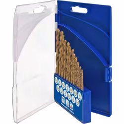 Набор сверл по металлу ПРАКТИКА "Профи", нитрид титана, 13 шт 1,5-6,5 + 3,2, 4,2 мм ПРО кассета