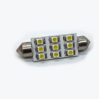 Лампа автомобильная 30945, 6 SMD C5W SV8.5, 12V