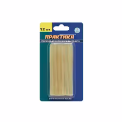 Стержни клеевые Практика 641-626, 7х100 мм, 12 шт.