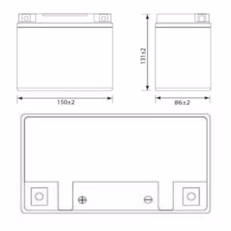 Аккумулятор Delta CT1212, 12Ah, 12V