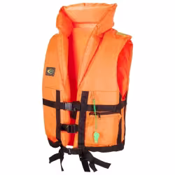 Жилет с воротником спасательный Восток "ПР" ЖС-001, размер 44-48, до 60 кг, оранжевый, ГОСТ Р58108-2019, подходит для ГИМС