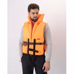 Жилет с воротником спасательный Восток "ПР" ЖС-001, размер 52-56, до 100 кг, оранжевый, ГОСТ Р58108-2019, подходит для ГИМС