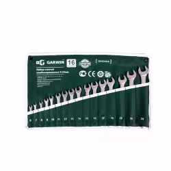 Набор ключей рожково-накидных Garwin GR-ECK016, 6-24 мм, 16 предметов