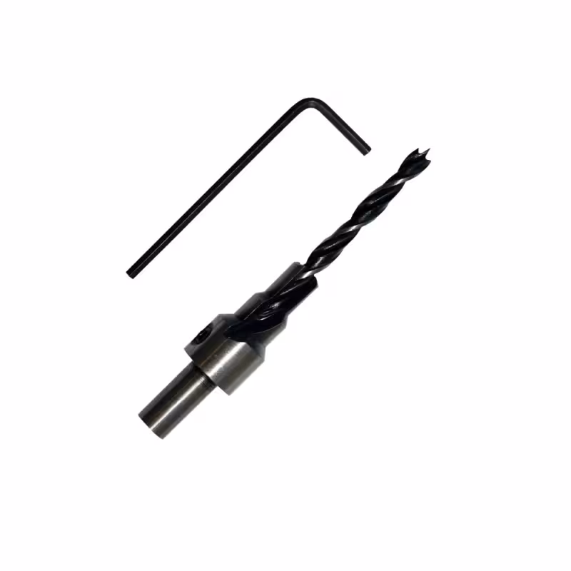 Сверло для мебельных стяжек Практика 774-948, 5мм, зенкер 9,5мм, конфирмат 7,0х50мм