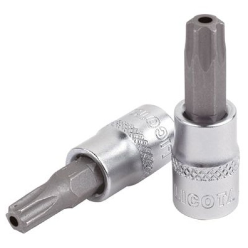 Бита T30 TORX 1/2 в головке L-55мм LICOTA с отверстием