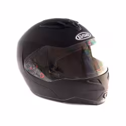 Мотошлем зимний GSB G-339, черный матовый, размер XXL