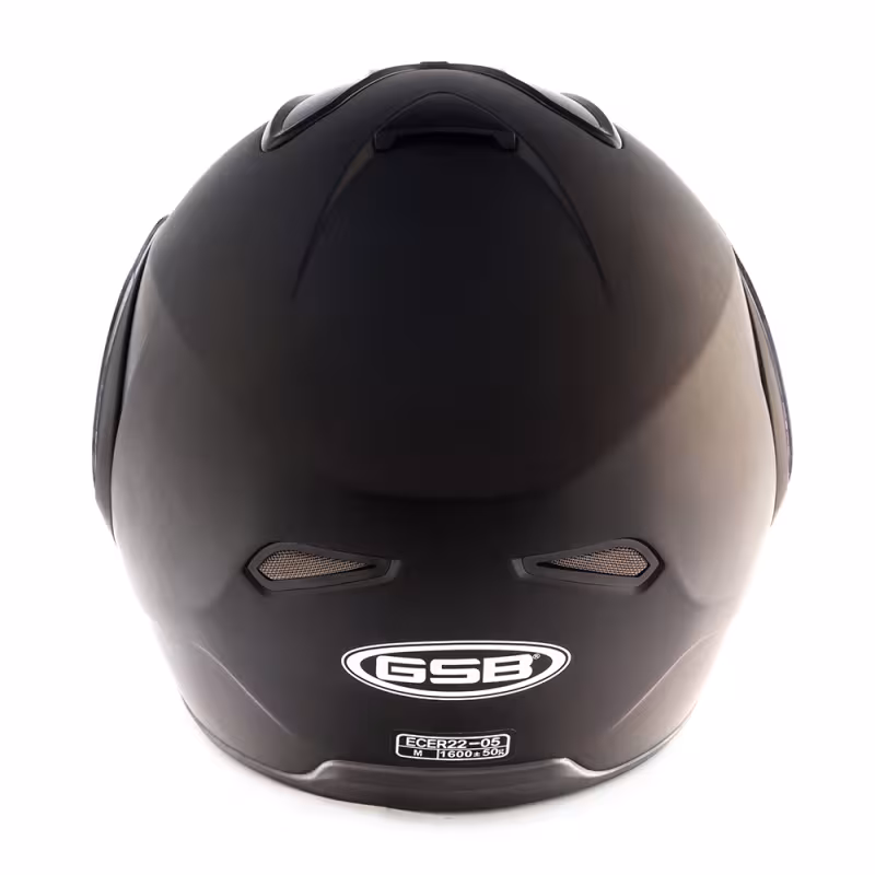 Мотошлем зимний GSB G-339, черный матовый, размер XXL