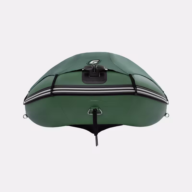 Надувная лодка ПВХ Gladiator C370AL, пайол алюминиевый, зеленый