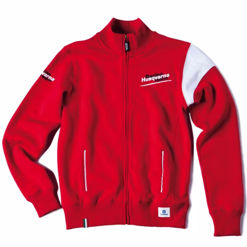 Толстовка мужская Husqvarna Team, хлопок, красный, размер XXXL