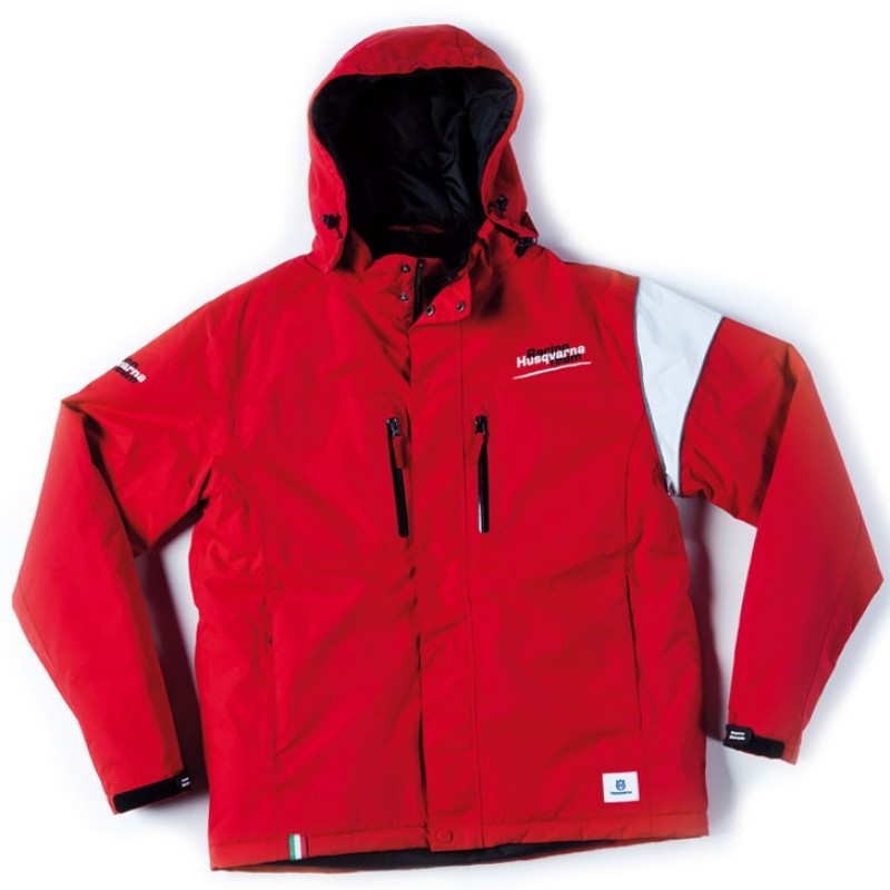 Куртка мужская зимняя Husqvarna, нейлон, красный, размер XL