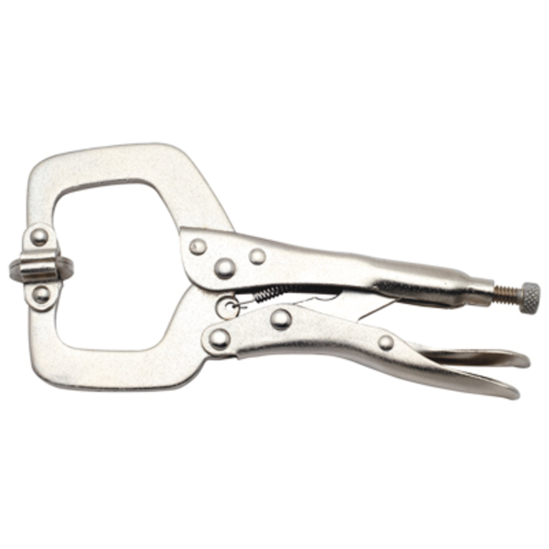 Ручные тиски струбцина С-обр с шарнир губками 150мм LICOTA