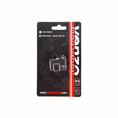 Колодки тормозные Venzo VZ-E08D-002, для дискового тормоза Shimano Deore, Naxave BR-M555, C-92 Hydraulic