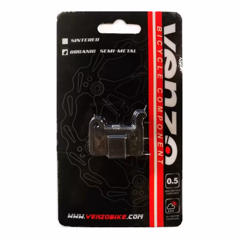 Тормозные колодки Venzo VZ-E08D-003 для дискового тормоза Shimano XTR M965.966, Saint M800, Hone M60, Deore XT M765, LX 858 Callipers