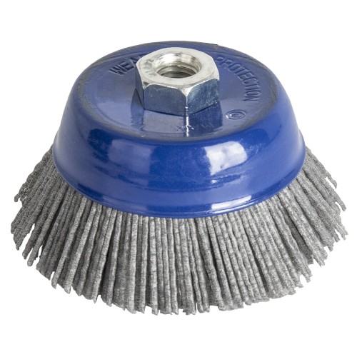 Кордщетка для УШМ Практика 242-687 чашеобразная абразивная, 100 мм, М14 