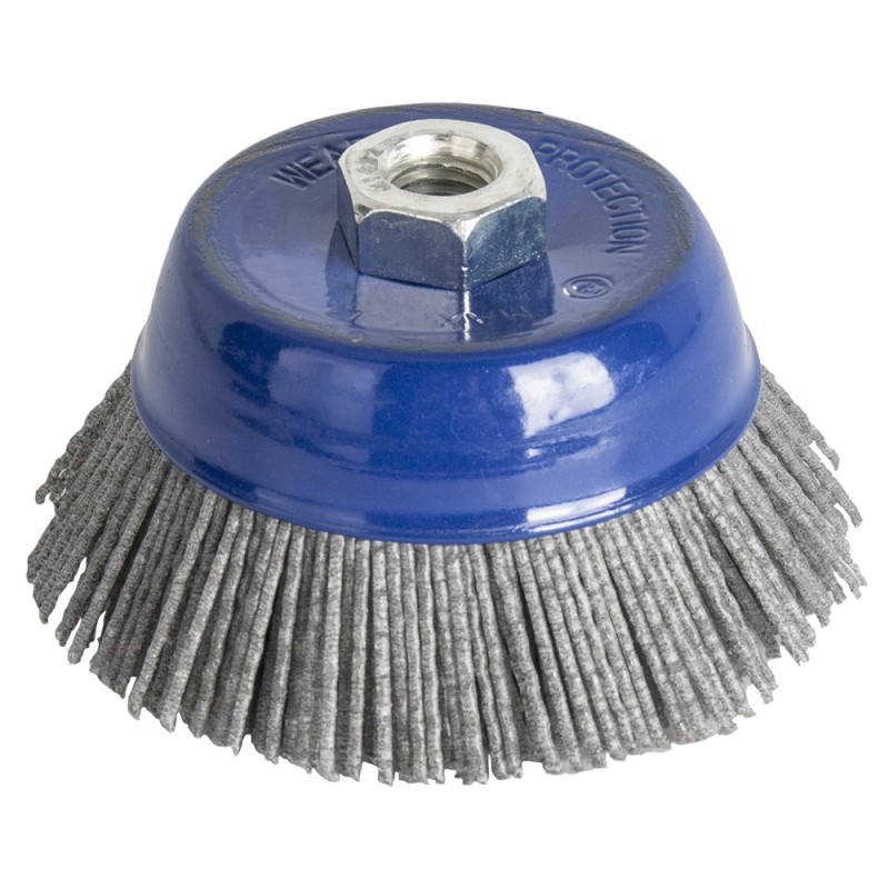 Кордщетка для УШМ Практика 242-687 чашеобразная абразивная, 100 мм, М14 