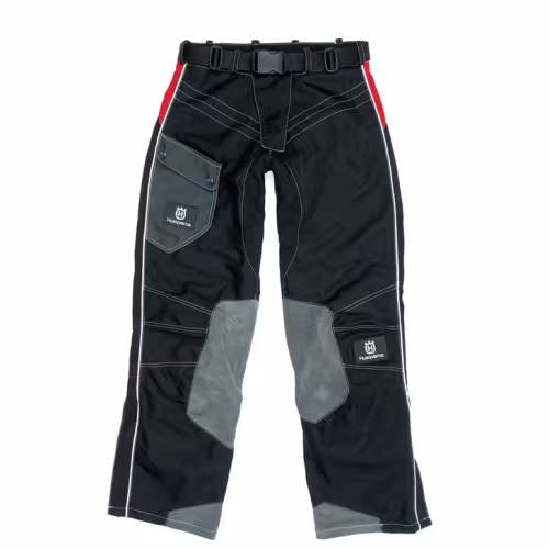 Брюки водонепроницаемые мужские Husqvarna Enduro, нейлон, черный, 42-44 (XS)
