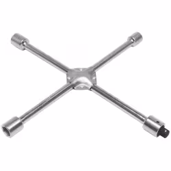 Ключ баллонный крестовой 17*19*21*22 с переходником 1/2" GARWIN