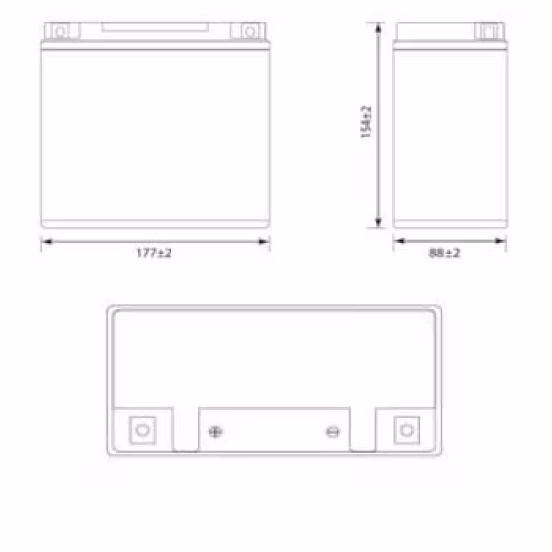 Аккумулятор Delta CT1218, 18Ah, 12V