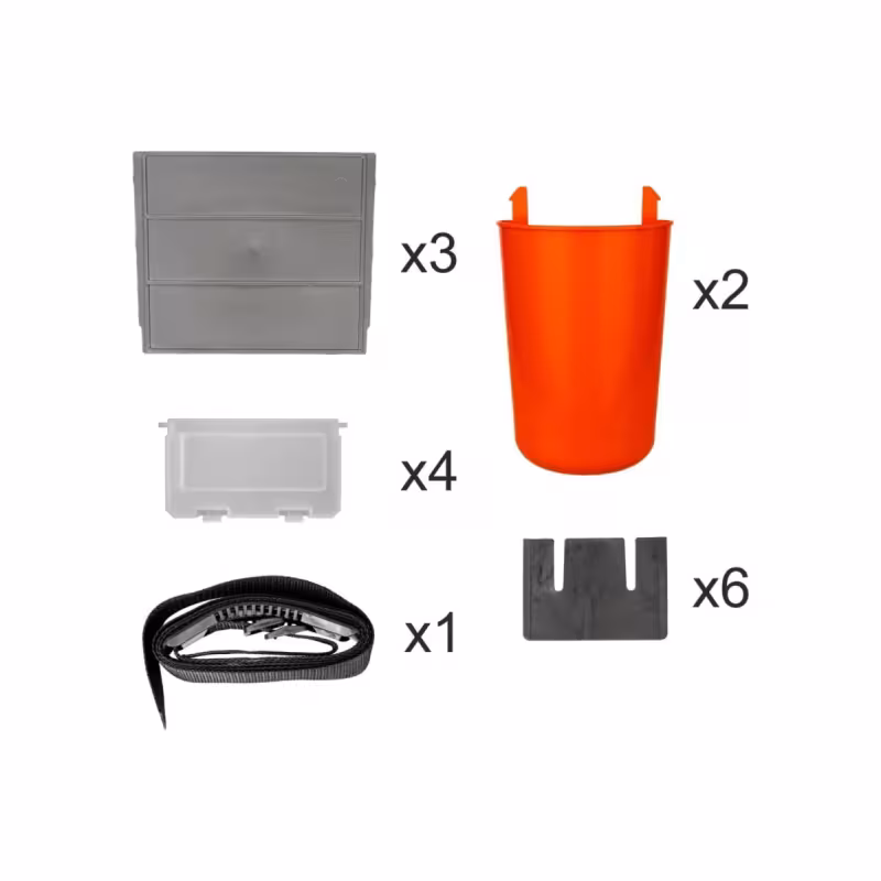 Ящик зимний (шарабан) Helios FishBox, оранжевый, 19 л