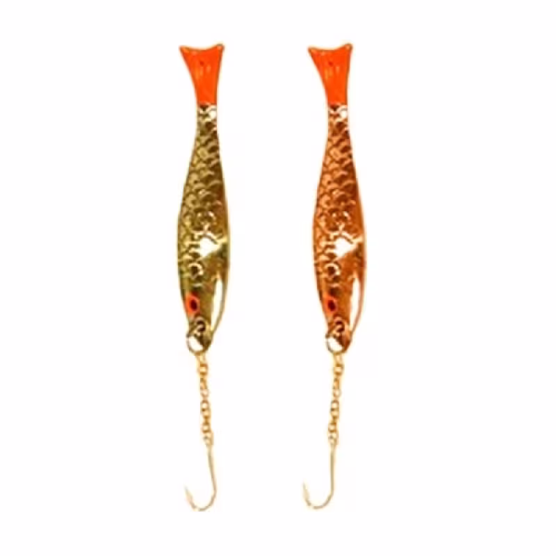 Блесна зимняя LOUNAS 6 латунь/медь