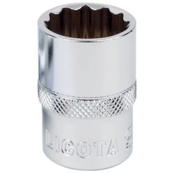 Головка торцевая Licota F3013, 12-гранная, 13 мм, 3/8"