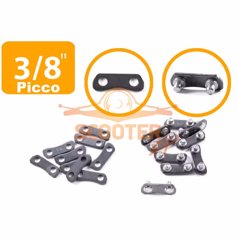 Звено соединительное STIHL 3/8 (9 вилок + 9 щечек)