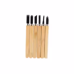 Набор резцов по дереву Sparta 246065, 6 штук 