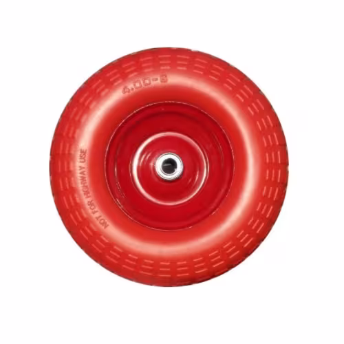 Колесо пенополиуретановое для тачки 4.00-6, 20 мм, симметричная ступица