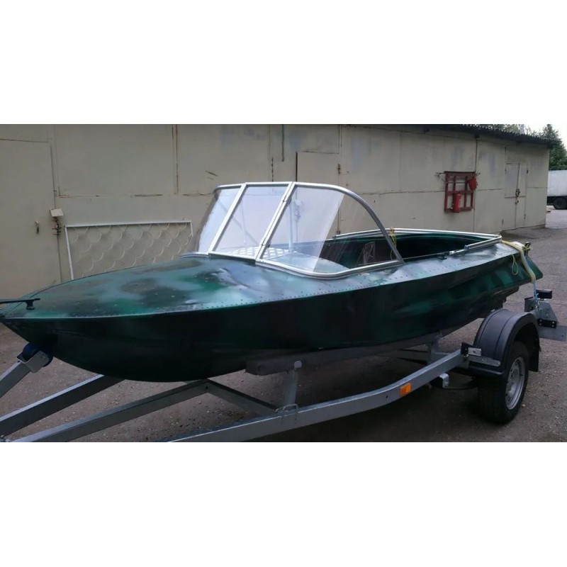 Стекло с калиткой на лодку Обь-3