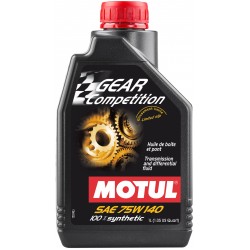 Масло трансмиссионное синтетическое Motul Gear Competition 75W140 GL-5, 1л