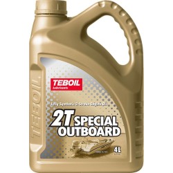 Масло моторное синтетическое для 2Т лодочных моторов Teboil 2T Special Outboard, 4 л
