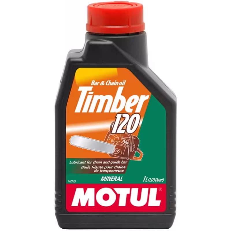 Масло цепное минеральное для бензопил Motul Timber 120, 1л