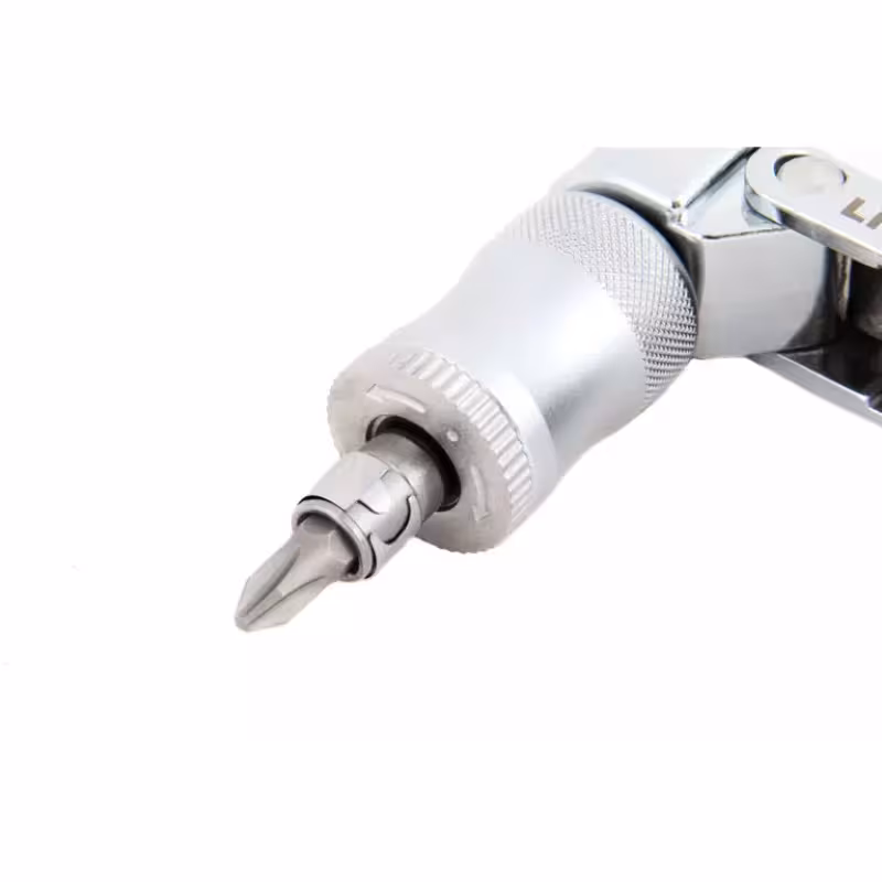 Отвертка-рукоятка трещоточная PH, SL, Torx с набором бит 1/4