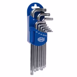 Набор ключей Torx Г-образных Licota 2TF30091DPM, Т10 - Т50, 9 предметов