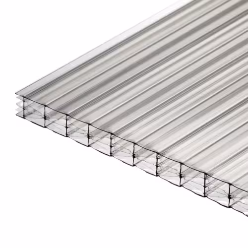 Поликарбонат сотовый Стандарт, 4х2100x6000 мм, прозрачный