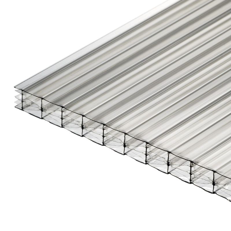 Поликарбонат сотовый Стандарт, 4х2100x6000 мм, прозрачный
