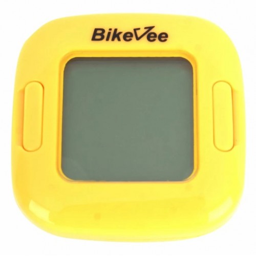 Велокомпьютер беспроводной BikeVee BKV-2000, 13 функций, желтый